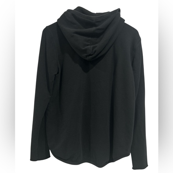 ATM Anthony Thomas Melillo French Terry Zip Up Hoodie in Black - XL (US 10) - Picture 7 of 14